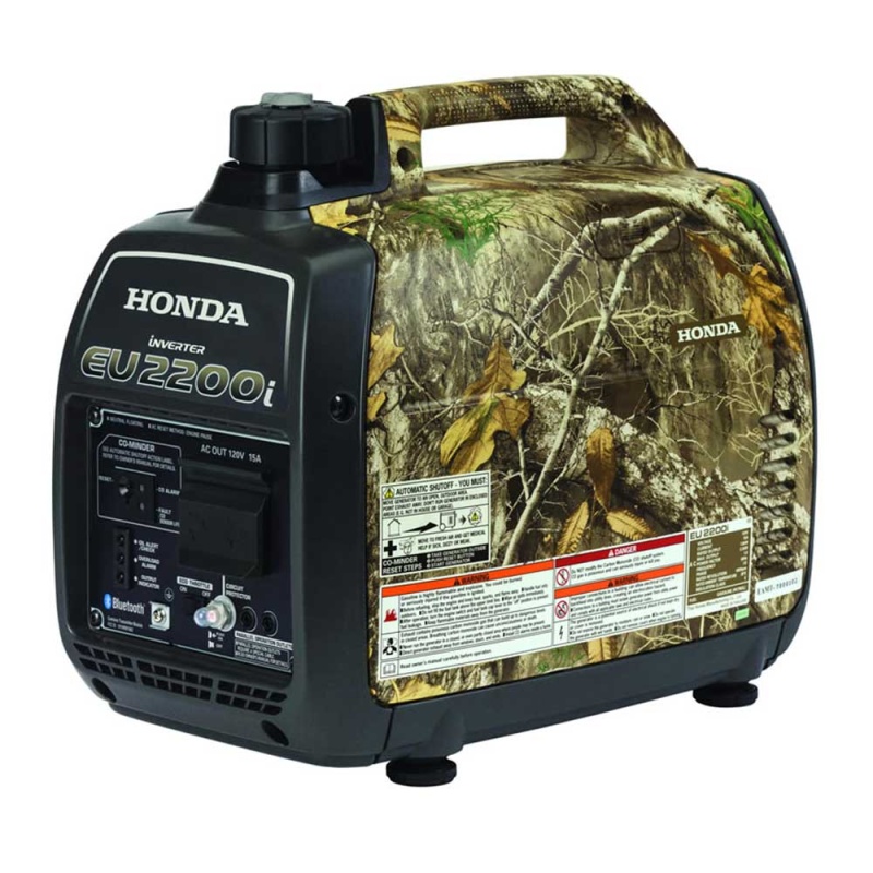 Honda EU2200i 2,200 Watt Realtree Camo Gas Powered Portable Inverter Generator w/ CO-Minder - Image 3