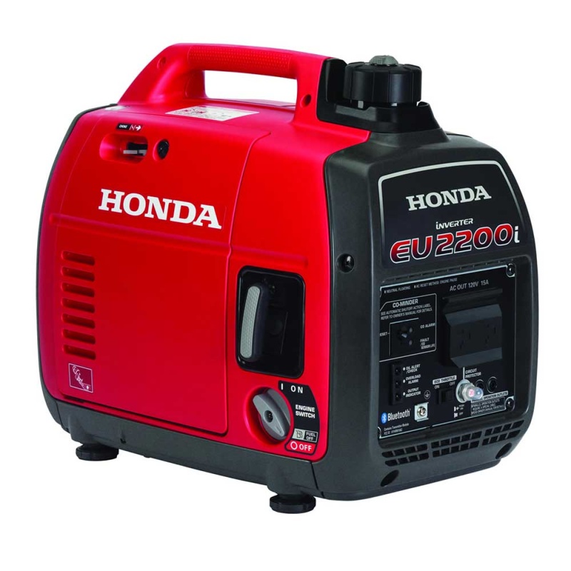 Honda EU2200i 2,200 Watt Quiet Gas Powered Portable Inverter Generator w/ CO-Minder - Reconditioned