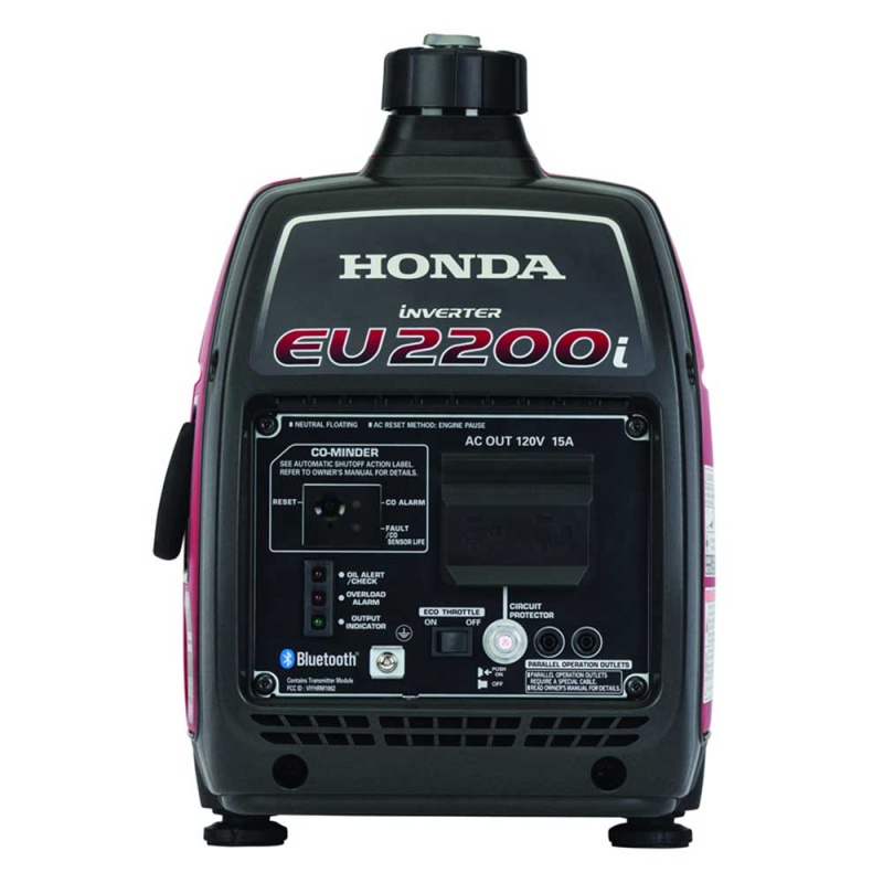 Honda EU2200i 2,200 Watt Quiet Gas Powered Portable Inverter Generator w/ CO-Minder - Reconditioned - Image 2