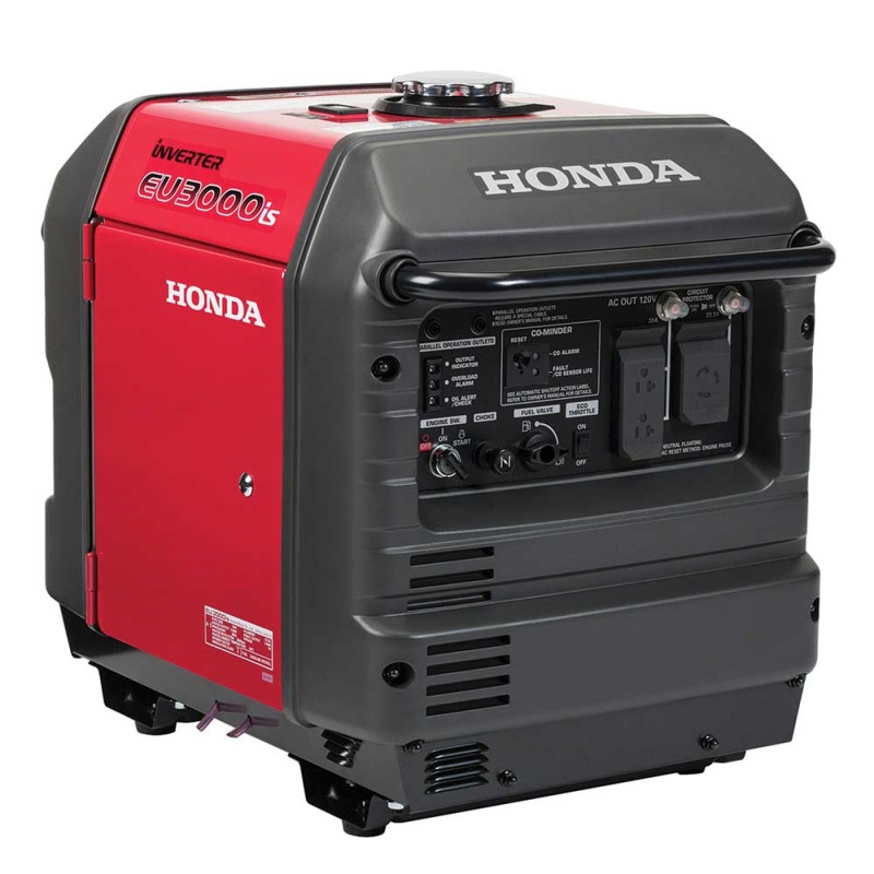 Honda EU3000iS 3,000 Watt Portable Gas Powered Inverter Generator - Reconditioned