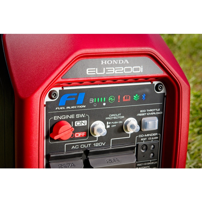 Honda EU3200i 3,200 Watt Super Quiet Portable Gas Powered Inverter Generator w/ CO-Minder - Image 7