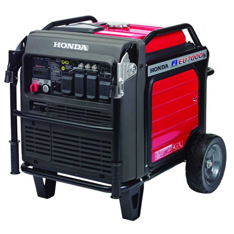 Honda EU7000IS 7,000 Watt 120V/240V Portable Gas Powered Inverter Generator w/ CO-Minder - Image 3