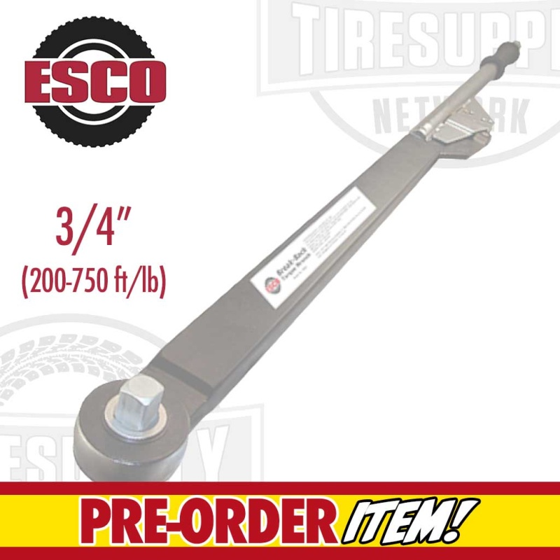 PRE-ORDER: ESCO 10007 3/4?? Drive Break-Back Style Torque Wrench (200 - 750 ft/lbs)