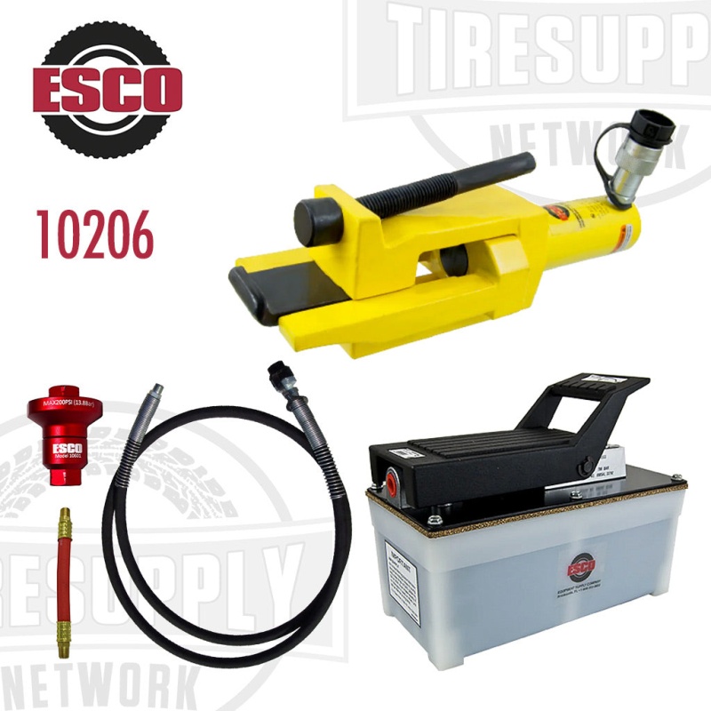 ESCO | Giant Tire Bead Breaker Kit with 2.5 Quart Hydraulic Pump (10206)