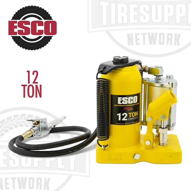 PRE-ORDER: ESCO 10380 Pro Series 12 Ton Air Hydraulic Bottle Jack - Image 2