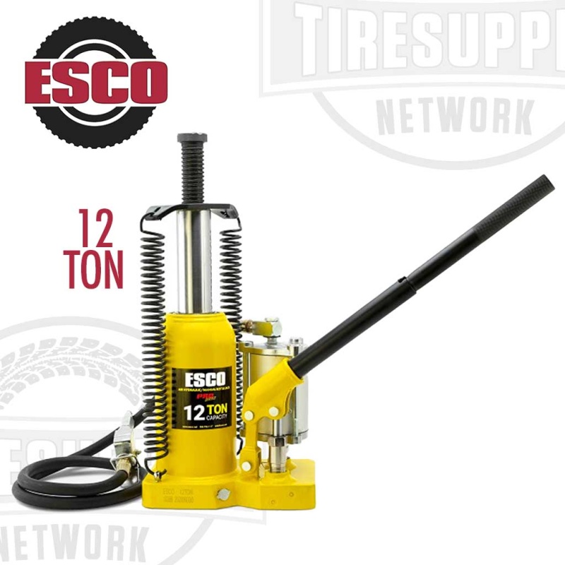 PRE-ORDER: ESCO 10380 Pro Series 12 Ton Air Hydraulic Bottle Jack - Image 4