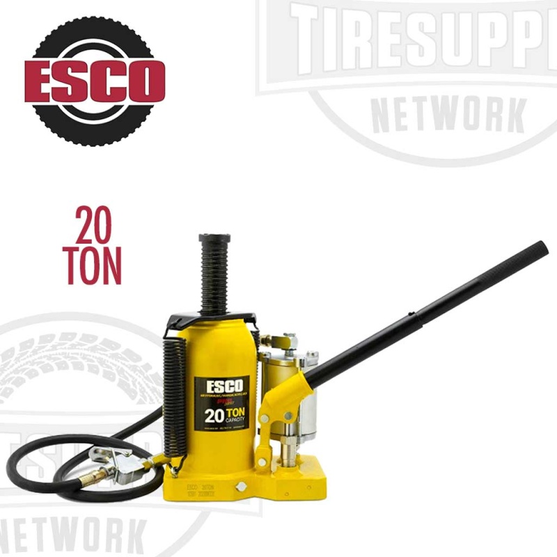 ESCO | Pro Series 20 Ton Air Hydraulic Bottle Jack (10381) - Image 3