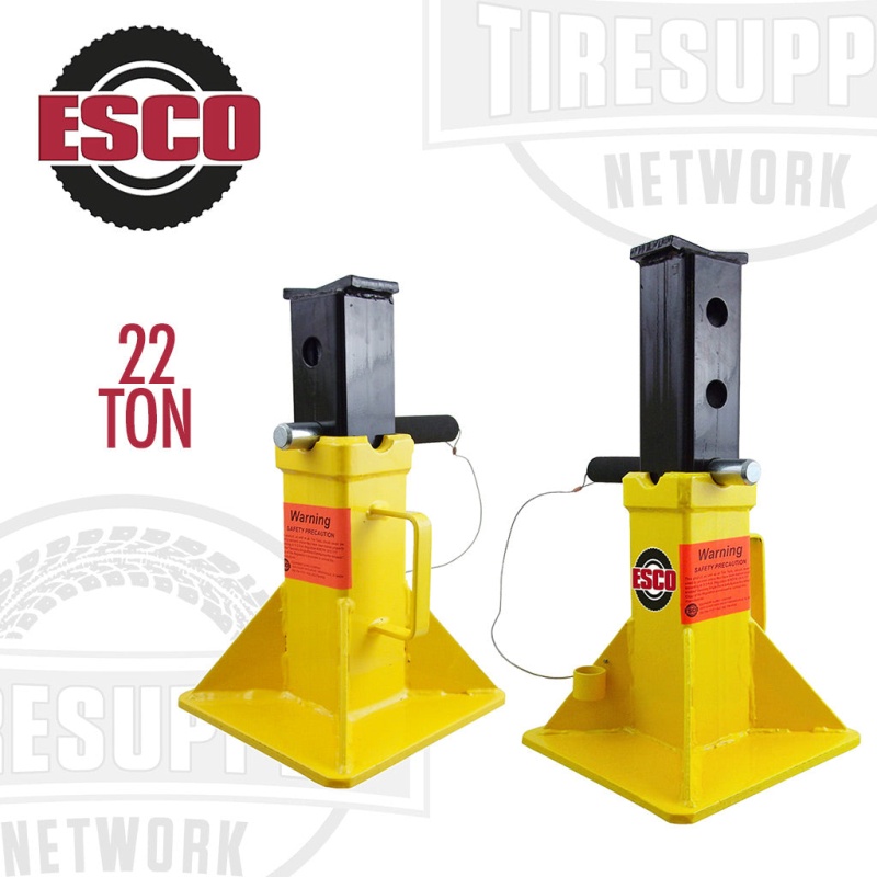 ESCO | Pin Style 22 Ton Short Jack Stand (10455-PAIR)