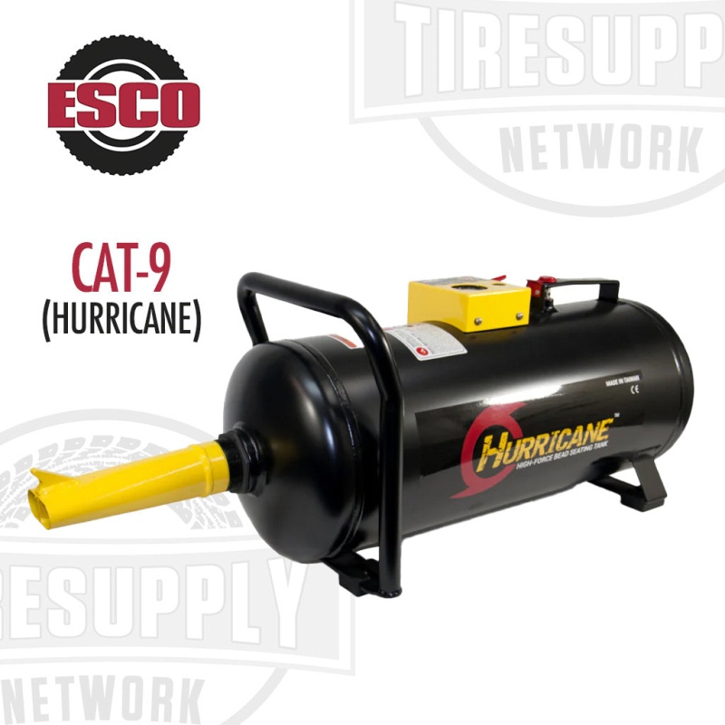 ESCO 20388 Hurricane CAT-9 High-Force 9 Gallon Aluminum Tank Bead Seater