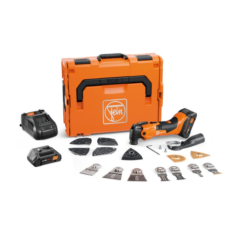 Fein 71293861090 18V MultiMaster 500 Plus Top 4.0 Ah Oscillating MultiTool Kit