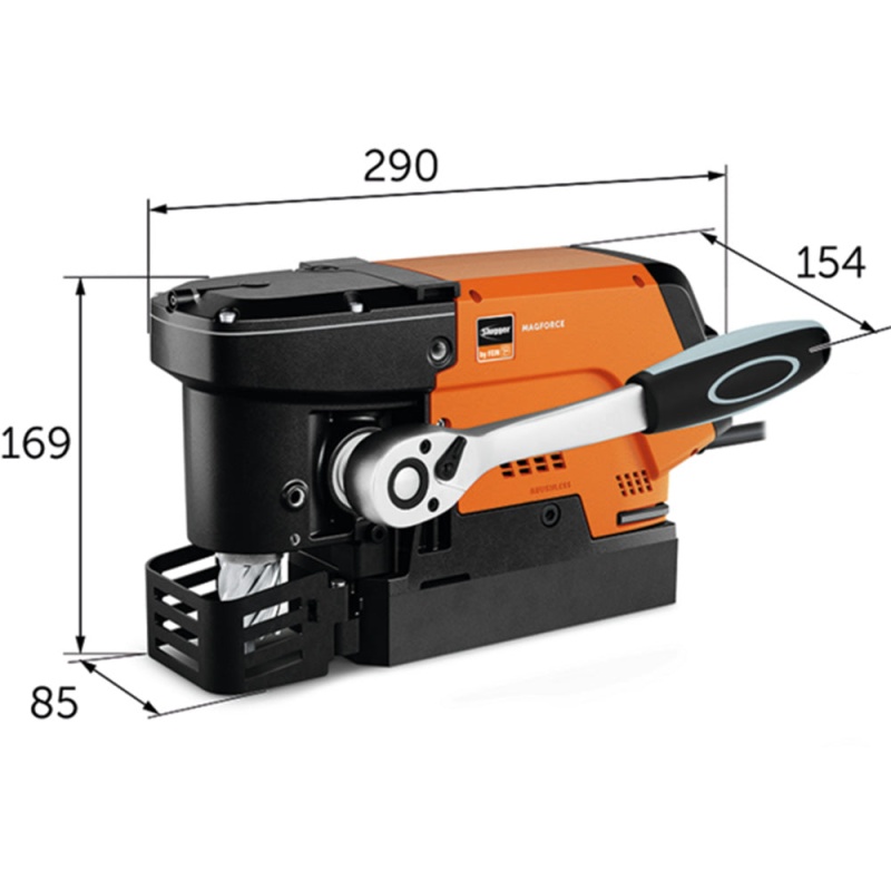 Fein 72732362090 Corded Compact Magnetic Base Drill JMC MAGFORCE 90 - Image 3