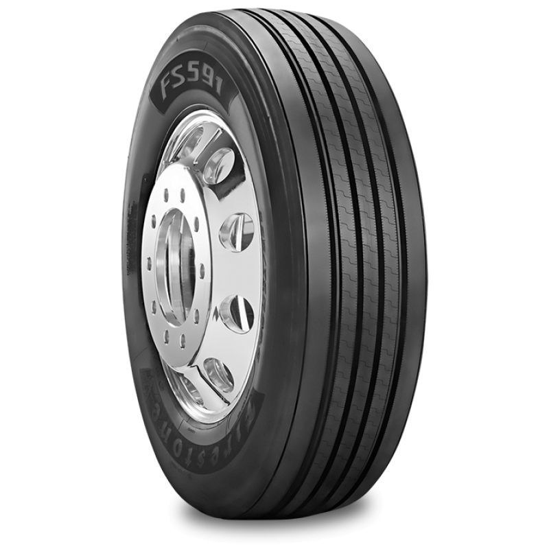 Tire 11R24.5 Firestone FS591 Steer 16 Ply