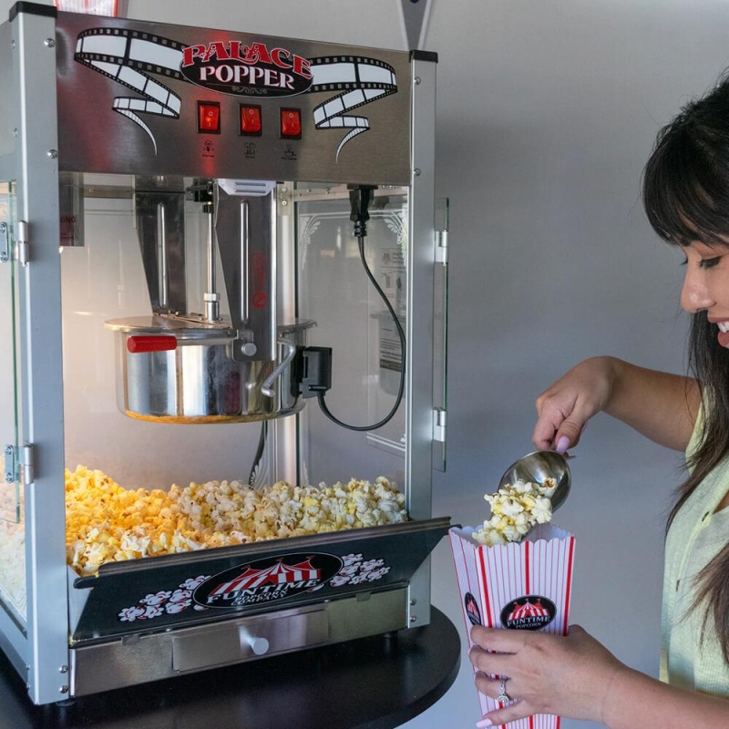 FunTime FT1626PP Palace Popper 16 Oz Commercial Style Bar Style Popcorn Popper Machine - Image 8