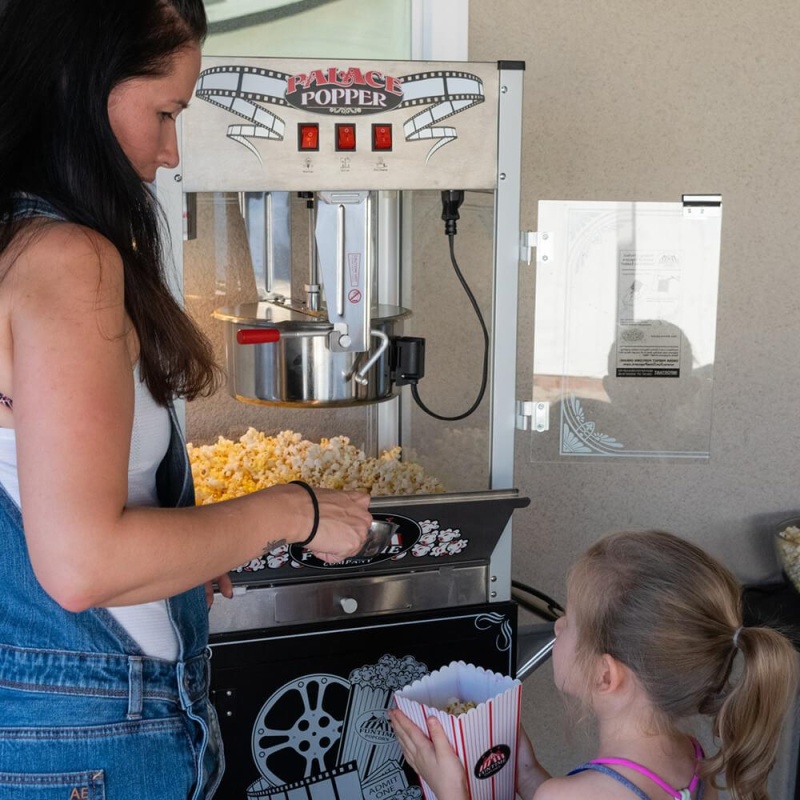 FunTime FT1665PP Palace Popper 16 OZ Commercial Style Bar Popcorn Popper Machine Cart - Image 14