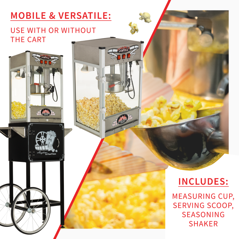 FunTime FT865PP Palace Popper 8 oz Bar Style Popcorn Popper Machine - Image 5