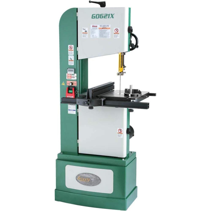 Grizzly G0621X 220V 13-1/2 Inch 1-1/4 Inch HP Vertical Wood Metal Bandsaw