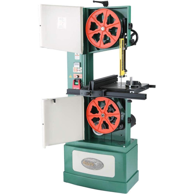 Grizzly G0621X 220V 13-1/2 Inch 1-1/4 Inch HP Vertical Wood Metal Bandsaw - Image 4