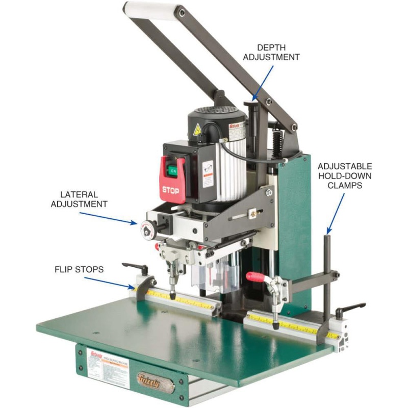 Grizzly G0718 110V/220V Hinge Boring Machine - Image 3