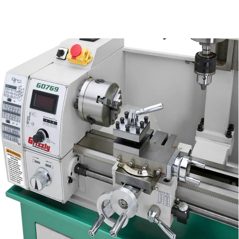 Grizzly G0769 110V 8 Inch x 16 Inch Lathe with Milling Head - Image 4