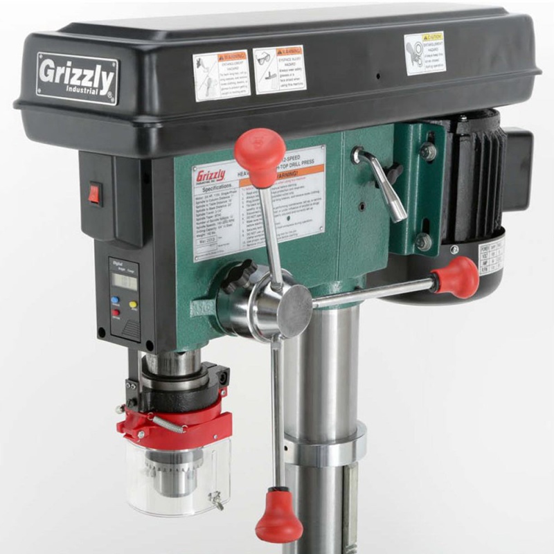 Grizzly G0794 110V Floor Drill Press with Laser and DRO - Image 4