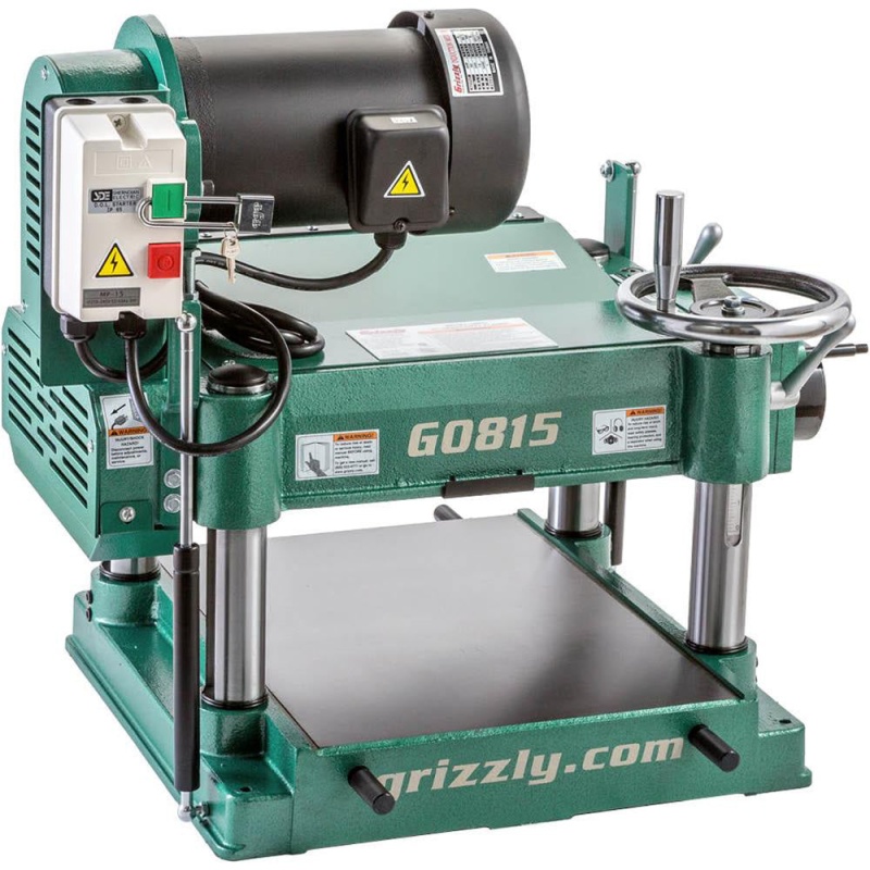 Grizzly G0815 240V 15 Inch 3 HP Heavy-Duty Planer - Image 2