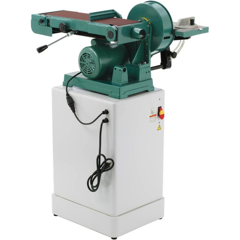 Grizzly G1014ZX 110V/220V 6 Inch x 48 Inch Belt Combo Sander Cabinet Stand - Image 3