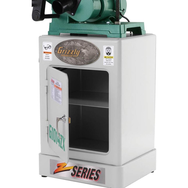 Grizzly G1014ZX 110V/220V 6 Inch x 48 Inch Belt Combo Sander Cabinet Stand - Image 6