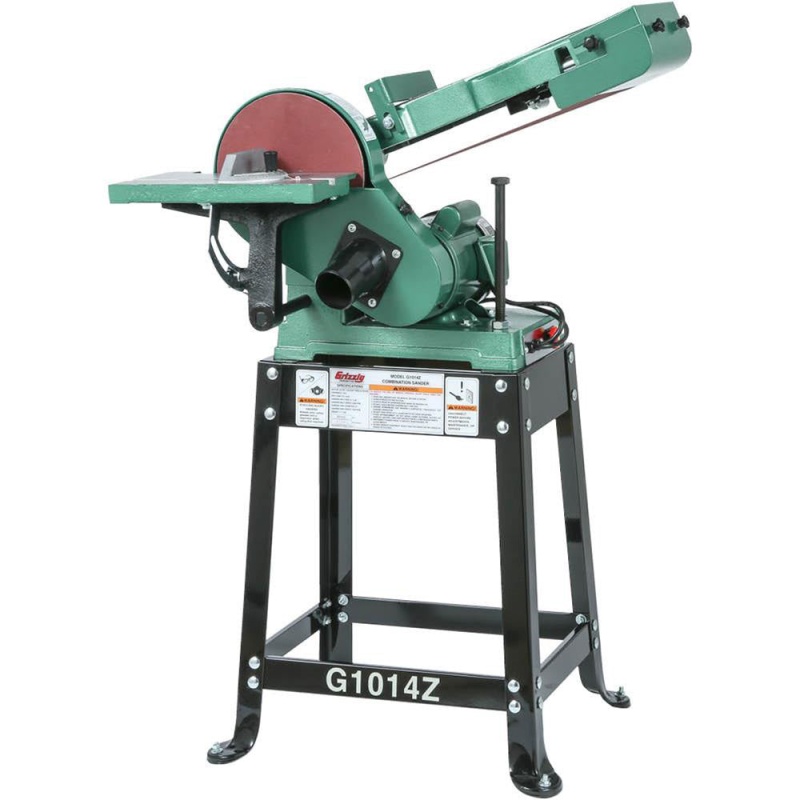 Grizzly G1014Z 110V/220V 6 Inch x 48 Inch Belt 9 Inch Disc Z Series Combo Sander - Image 2