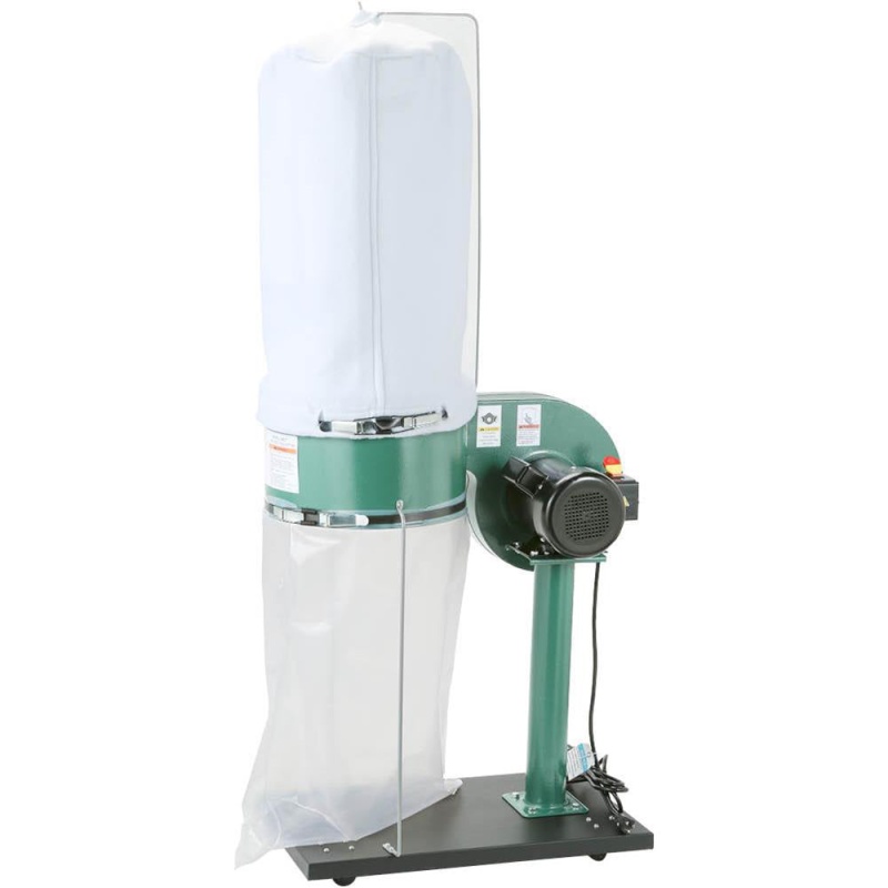 Grizzly G8027 1 HP Dust Collector - Image 2