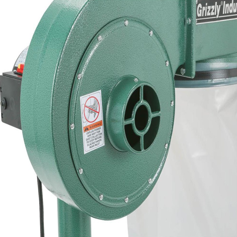 Grizzly G8027 1 HP Dust Collector - Image 5