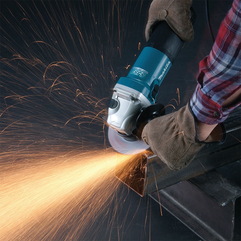 Makita GA5042C 5" High Power Corded Angle Grinder w/ SJS II Technology - Image 10