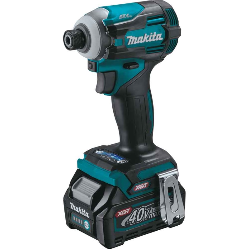 Makita GDT01D 40V MAX XGT Brushless Cordless Impact Driver Kit w/ 2.5Ah Battery - Image 2