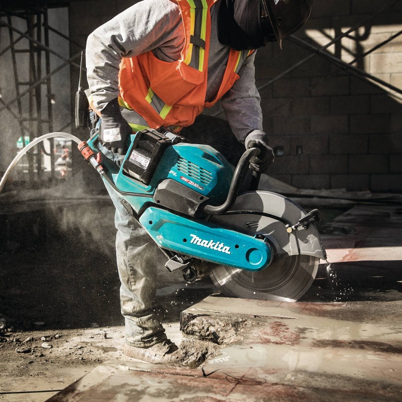 Makita GEC01PL 80V XGT 14" Brushless Cordless Power Cutter Kit w/ Electric Brake - Image 8