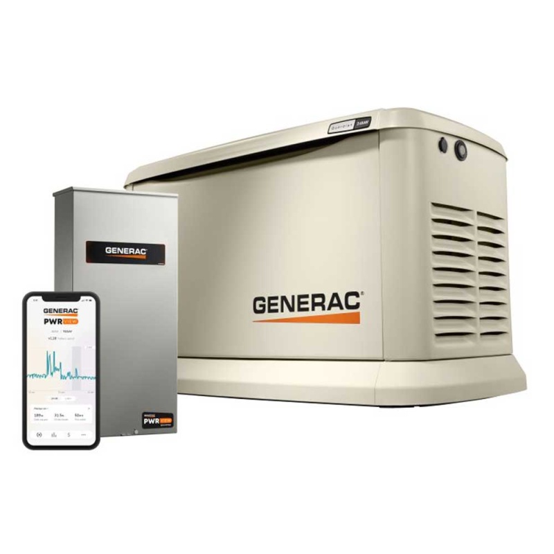 Generac 7210 Guardian 24KW Home Backup Generator With Whole House Switch Wifi-Enabled - Image 2