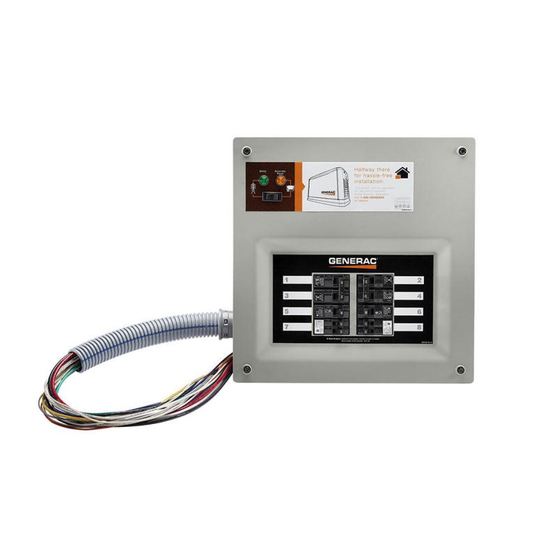 Generac 9854 50 Amp 10 Circuit HomeLink Upgradeable Manual Transfer Switch - Image 2