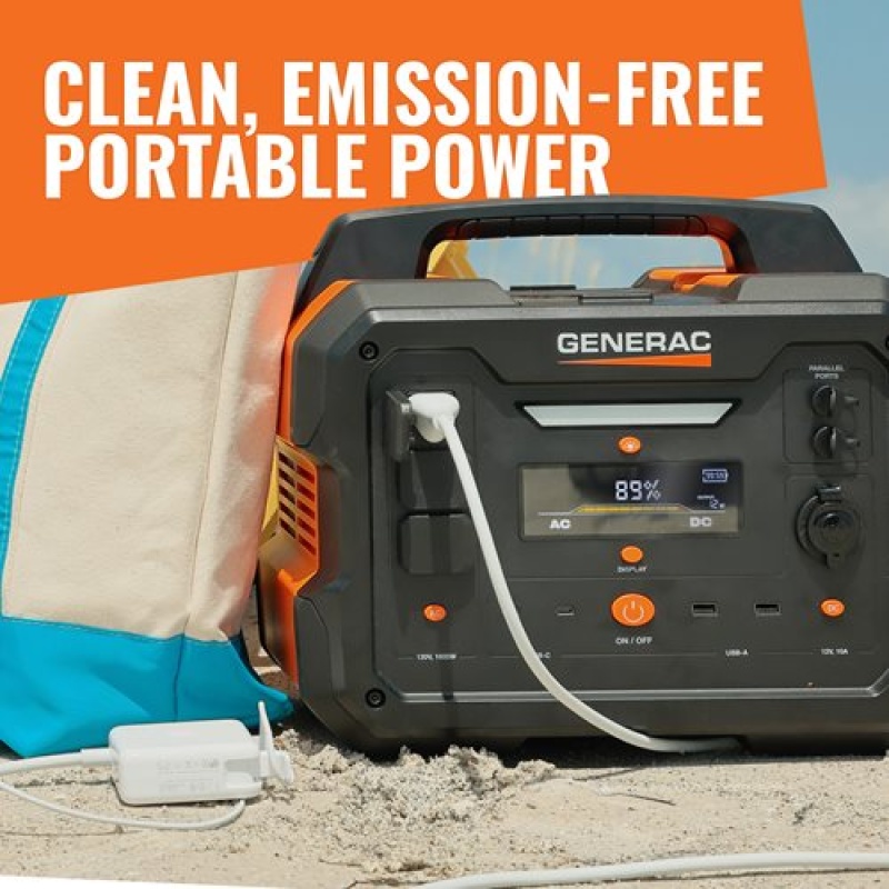 Generac G0080260 GB2000 Compact Portable Power Station w/ Wireless Charging Pad - Image 2