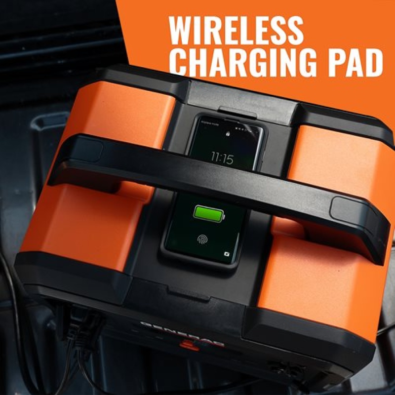 Generac G0080260 GB2000 Compact Portable Power Station w/ Wireless Charging Pad - Image 4