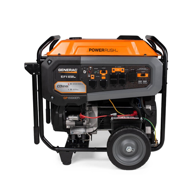 Generac GP15500E 15000 Watt Gasoline Portable Generator w/ Idle Control - Image 2