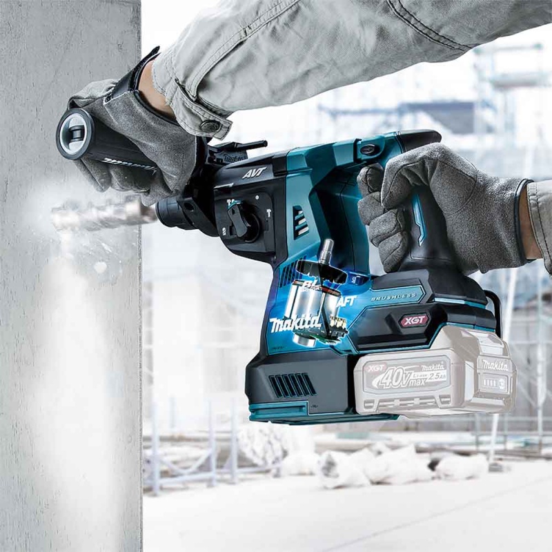 Makita GRH01Z 40V MAX XGT 1-1/8" Brushless Cordless AVT Rotary Hammer -Bare Tool - Image 8