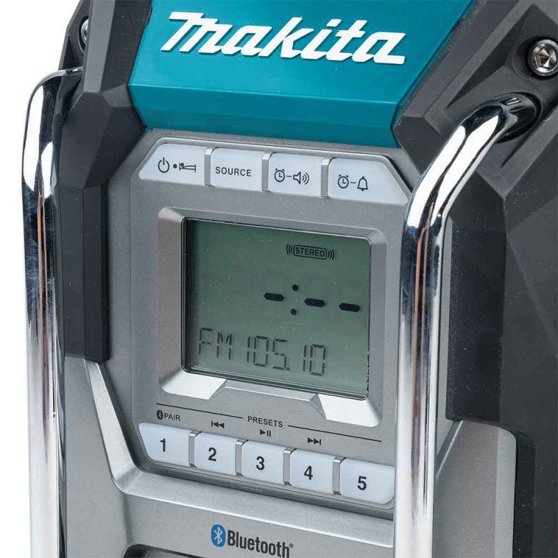 Makita GRM02 40V MAX XGT Cordless Li-Ion Bluetooth Job Site Radio - Bare Tool - Image 10