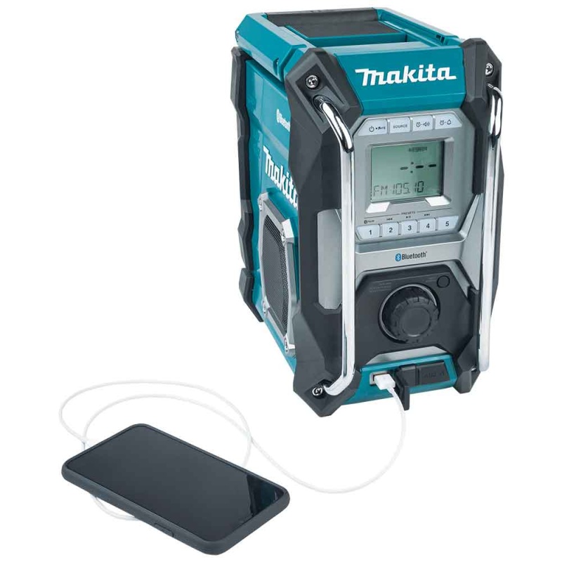 Makita GRM02 40V MAX XGT Cordless Li-Ion Bluetooth Job Site Radio - Bare Tool - Image 2