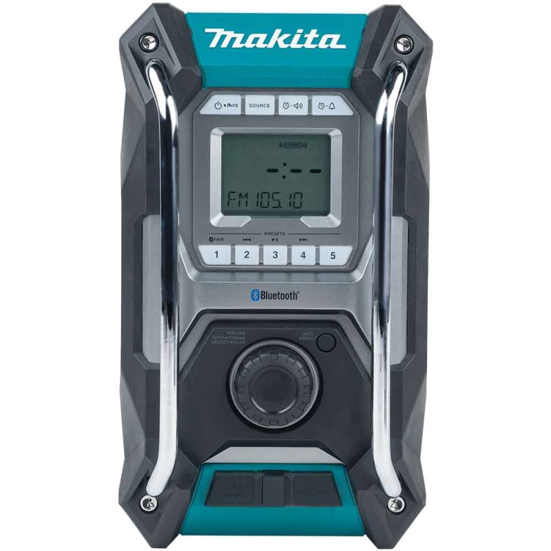 Makita GRM02 40V MAX XGT Cordless Li-Ion Bluetooth Job Site Radio - Bare Tool - Image 3