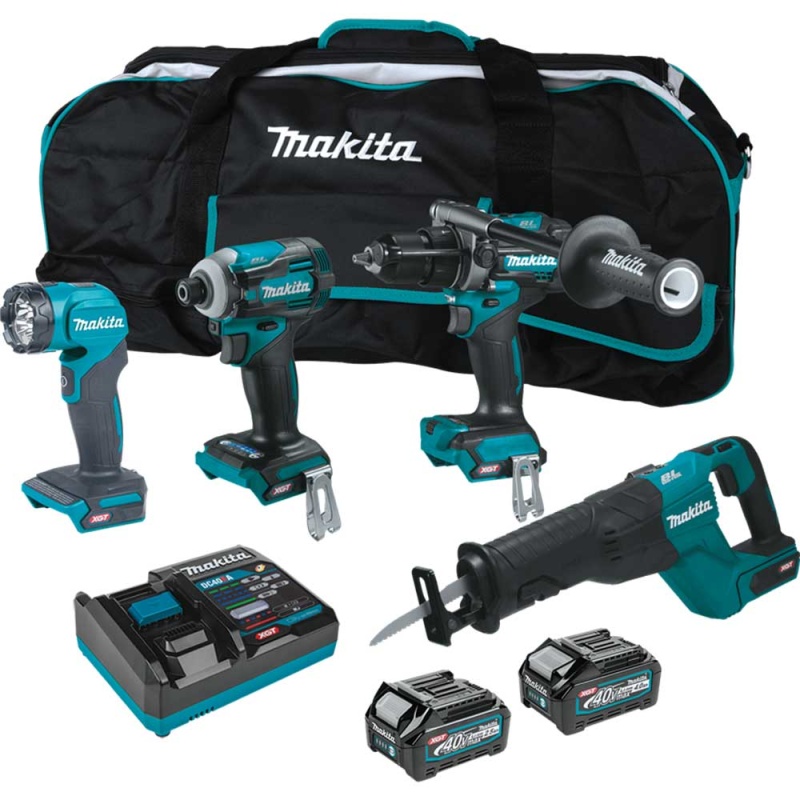 Makita GT401M1D1 40V MAX XGT Brushless Cordless Lithium-Ion 4 Tool Combo Kit