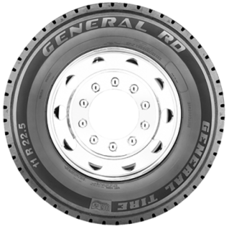 Tire 11R22.5 General Tire General RD Drive Open Shoulder 16 Ply Commercial Truck - Image 2