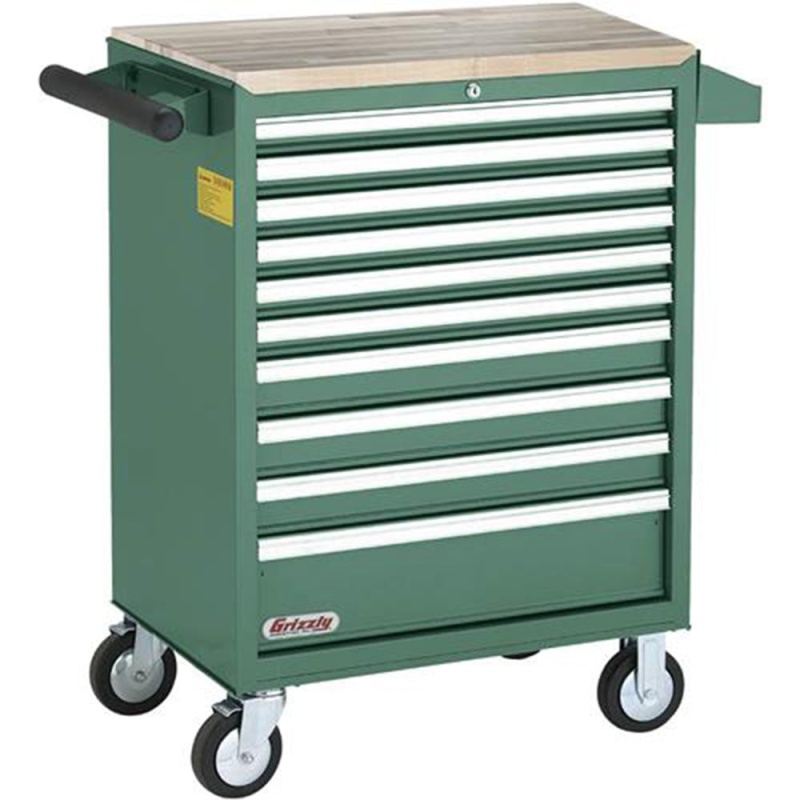 Grizzly H7730 10 Drawer Rolling Tool Cabinet