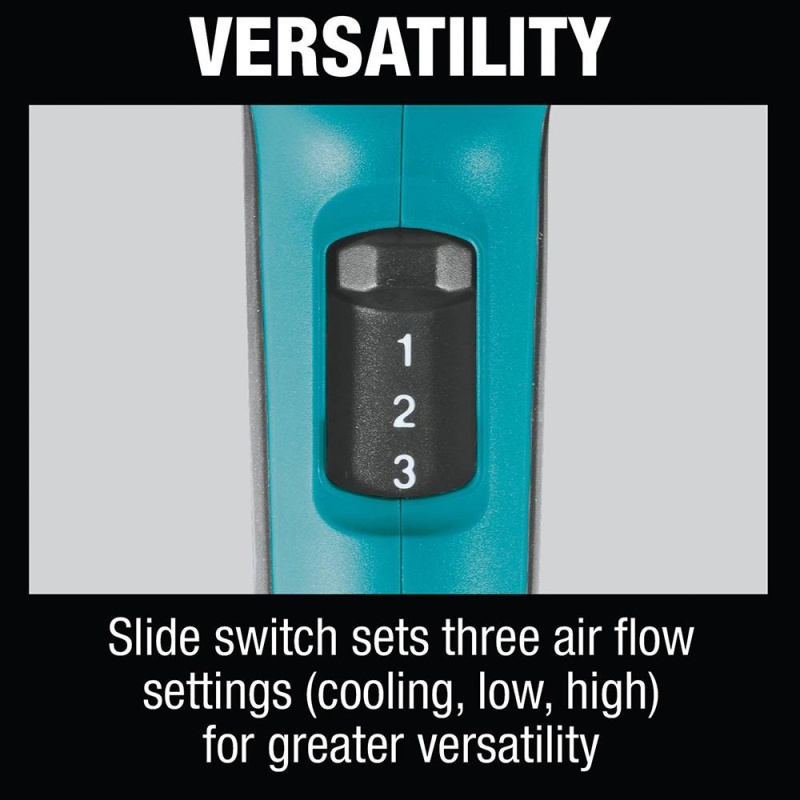 Makita HG6530VK 120 Volt LCD Digital Display Variable Temperature Heat Gun Kit - Image 6