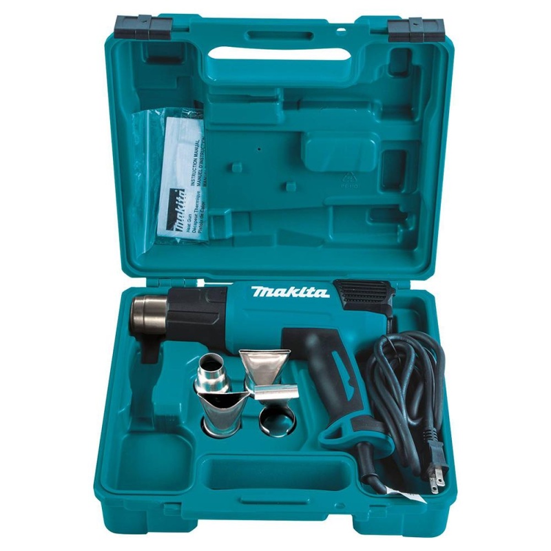 Makita HG6530VK 120 Volt LCD Digital Display Variable Temperature Heat Gun Kit - Image 7