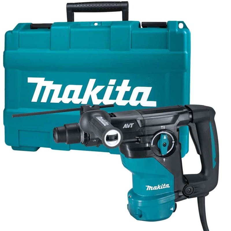 Makita HR3011FCK 1-3/16'' AVT Rotary Hammer Accepts L-Shaped SDS-PLUS Bits