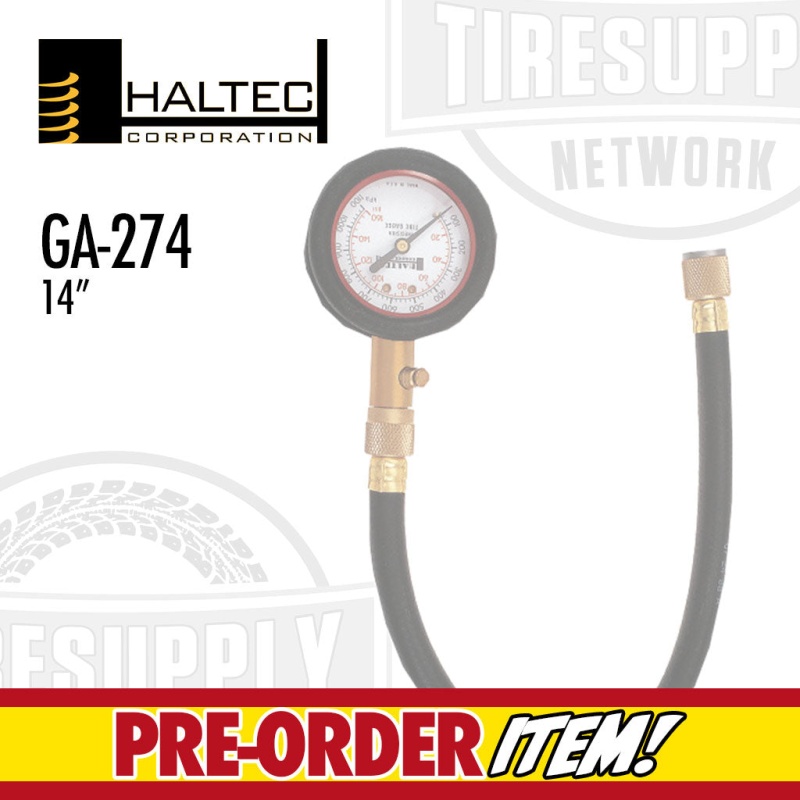 Haltec | Standard & Large Bore 14?? Air Liquid Dial Gauge (GA-274)