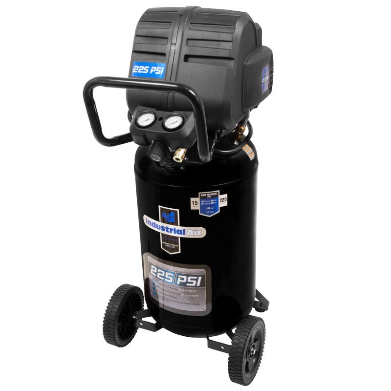 Industrial Air C151I 120-Volt 15 Gallon 225-Psi Vertical Air Compressor